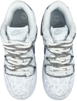 【客製球鞋】Nike Dunk Low 霾霧腰果花 鏈條 低筒 板鞋 女款 白灰 Shop 【客製球鞋】Nike Dunk Low 霾霧腰果花 鏈條 低筒 板鞋 女款 白灰