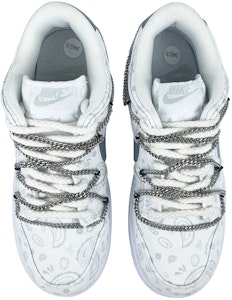 (W) 나이키 덩크 로우 '스모그 페이즐리 체인 화이트 그레이' DJ9955-100(TeamD-女款雾霾腰果花) Shop (W) 나이키 덩크 로우 '스모그 페이즐리 체인 화이트 그레이' DJ9955-100(TeamD-女款雾霾腰果花)