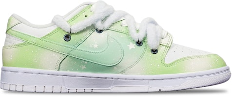 【訂製球鞋】Nike Dunk Low (GS) 融雪 馬卡龍 Vibe 解構雙鞋帶 低幫 復古板鞋 特殊鞋盒 女款 綠白 Order 【訂製球鞋】Nike Dunk Low (GS) 融雪 馬卡龍 Vibe 解構雙鞋帶 低幫 復古板鞋 特殊鞋盒 女款 綠白