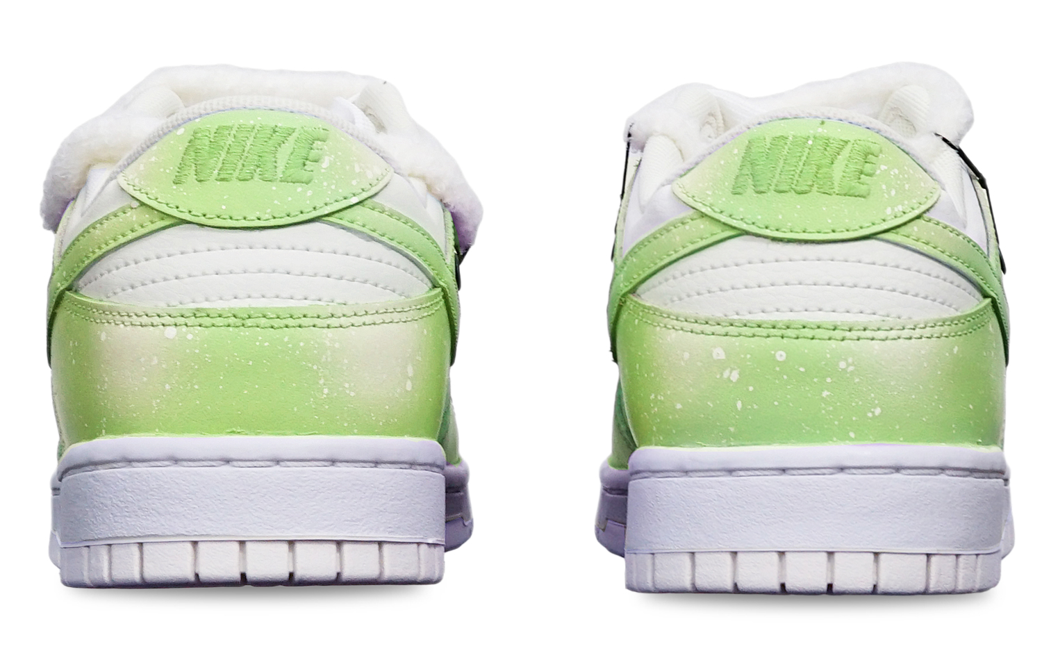 Shop (W) 【カスタムシューズ】(女性用) ナイキ ダンクロー『スノーメルマカロンバイブ』 DH9765-100(TeamT-融雪绿白女S-BOX)