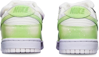 【訂製球鞋】Nike Dunk Low (GS) 融雪 馬卡龍 Vibe 解構雙鞋帶 低幫 復古板鞋 特殊鞋盒 女款 綠白 Shop 【訂製球鞋】Nike Dunk Low (GS) 融雪 馬卡龍 Vibe 解構雙鞋帶 低幫 復古板鞋 特殊鞋盒 女款 綠白