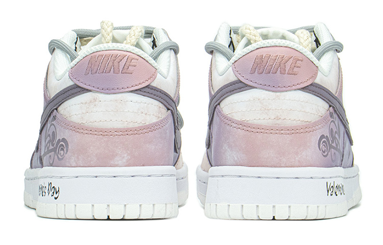 Shop (W) [定制鞋] 耐克Dunk Low (特别版) '星光玫瑰粉' DH9765-100(TeamA-DKL粉紫花S-BOX)