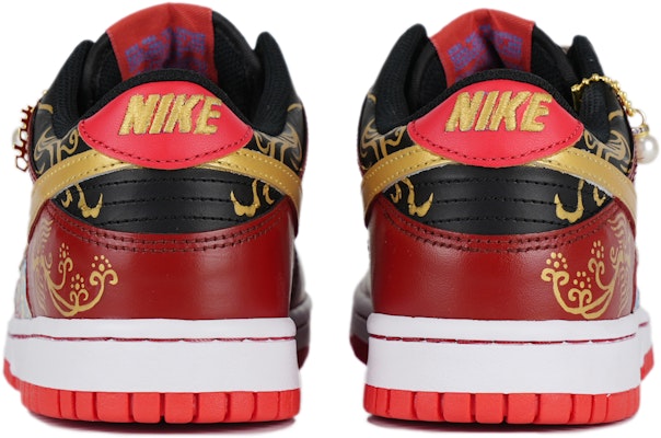 (W) 나이키 덩크 로우 '스파이더-적금흑' (커스텀) DH9765-103(Team42-女款凤鸣红金黑) Shop (W) 나이키 덩크 로우 '스파이더-적금흑' (커스텀) DH9765-103(Team42-女款凤鸣红金黑)