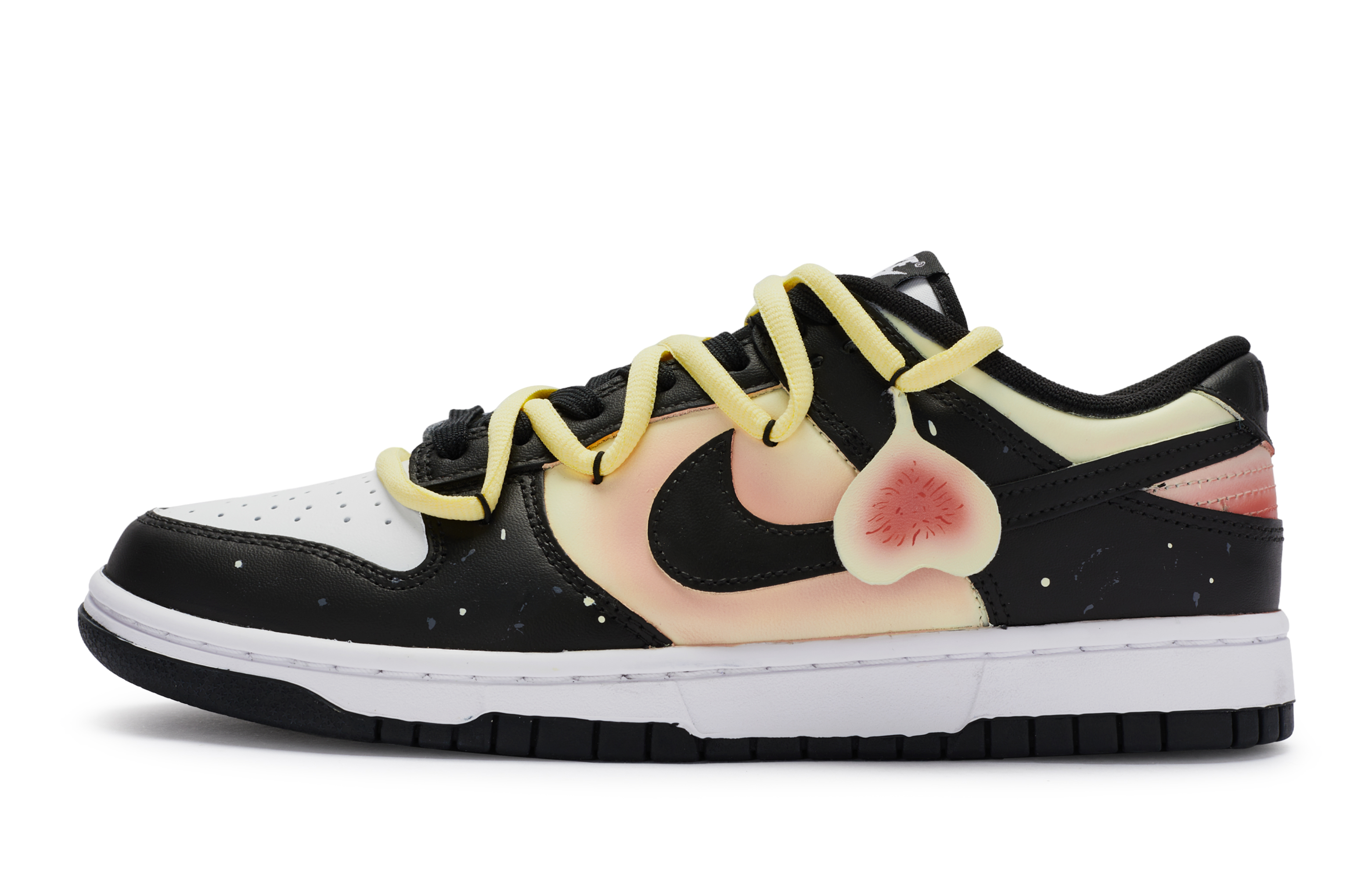 Buy 【客製球鞋】Nike Dunk Low 811製造 糖分超標 無花果 潑墨 解構 防滑 低筒 板鞋 女款 黑白粉