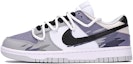 Buy 【客製球鞋】Nike Dunk Low 爆裂 塗鴉 極簡 解構風 休閒 搭配 百搭 低筒 滑板鞋 女款 紫灰色