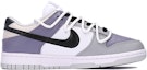 Order 【客製球鞋】Nike Dunk Low 爆裂 塗鴉 極簡 解構風 休閒 搭配 百搭 低筒 滑板鞋 女款 紫灰色