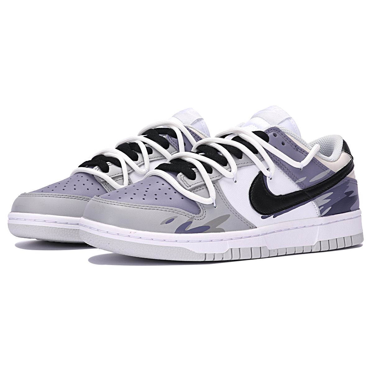 Lookbook (W) [定制鞋款] 耐克Dunk Low '泼墨涂鸦 紫灰' DD1503-103-466275