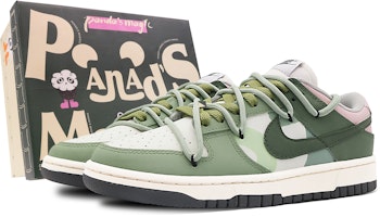 (W) 나이키 덩크 로우 '봄날 핑크 그린' (커스텀) DD1503-117(Team53-女款森屿) Buy (W) 나이키 덩크 로우 '봄날 핑크 그린' (커스텀) DD1503-117(Team53-女款森屿)