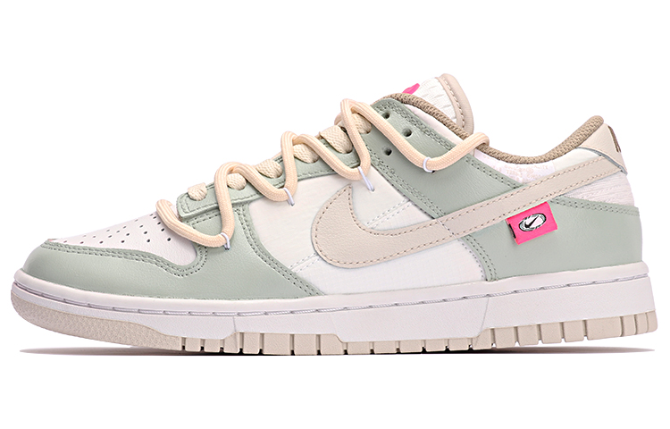 Buy (W) 나이키 덩크 로우 '스프링 자스민 그린-화이트' (커스텀) DX6060-121(TeamThree-女款奶油香草绿白)