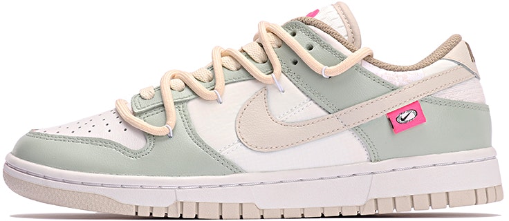 custom-shoes-women-nike-dunk-low-spring-jasmine-green-white