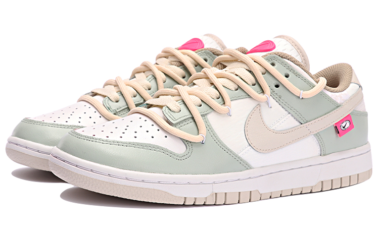 Lookbook (W) 나이키 덩크 로우 '스프링 자스민 그린-화이트' (커스텀) DX6060-121(TeamThree-女款奶油香草绿白)