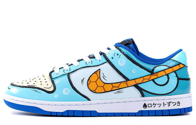 Buy (W) 【カスタムシューズ】(女性用) ナイキ ダンク ロー「ゼニガメ カスタム」 CW1590-001(TeamB-女款杰尼龟蓝棕)