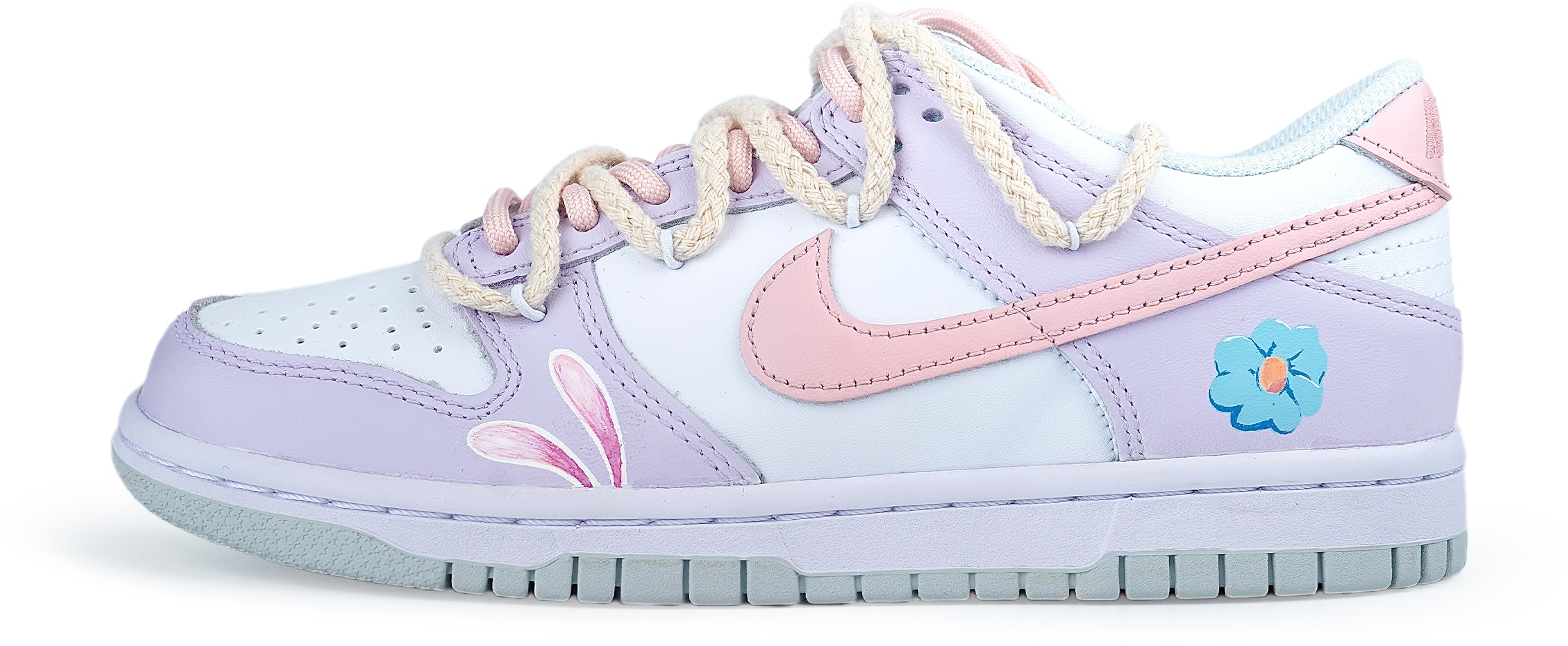custom-shoes-women-nike-dunk-low-stardust-pink-bunny-ears