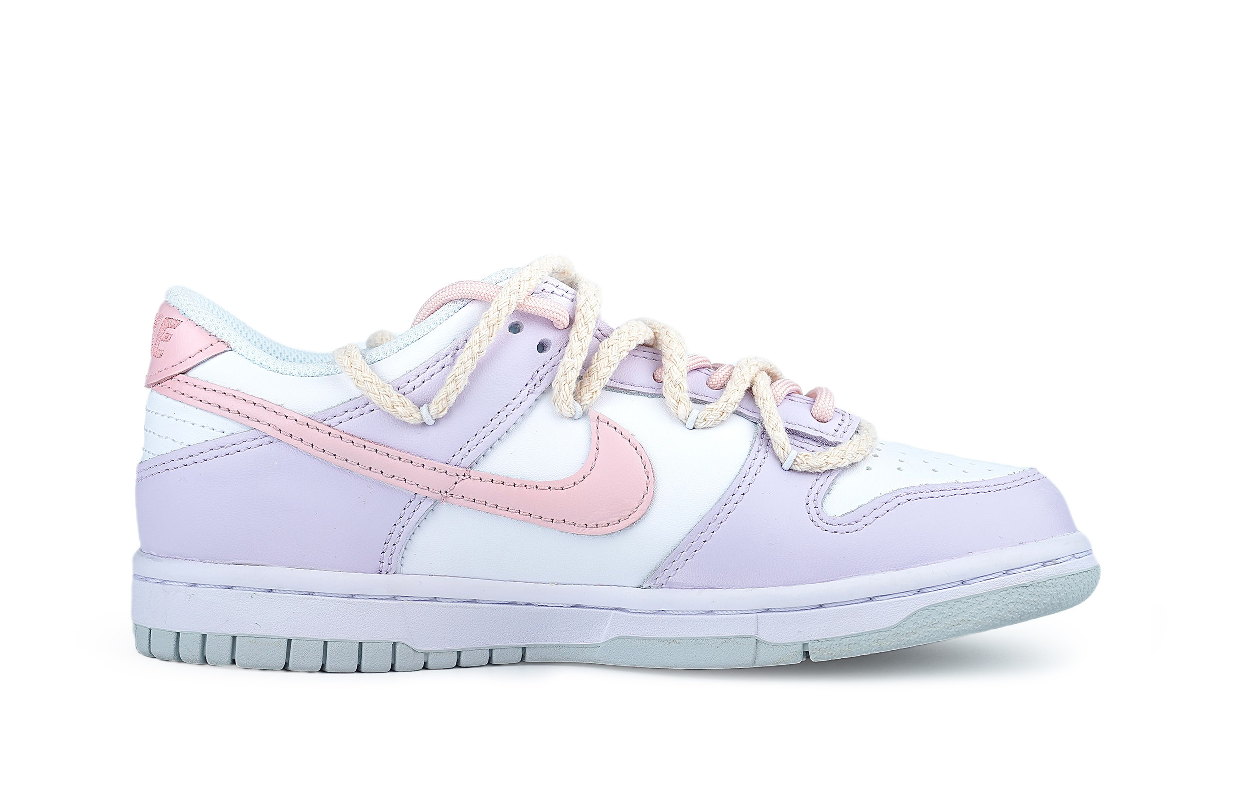 Order (W) [Sepatu Kustom] Nike Dunk Low 'Stardust Pink Telinga Kelinci' DH9765-102(Team86-星黛露粉甜兔耳)