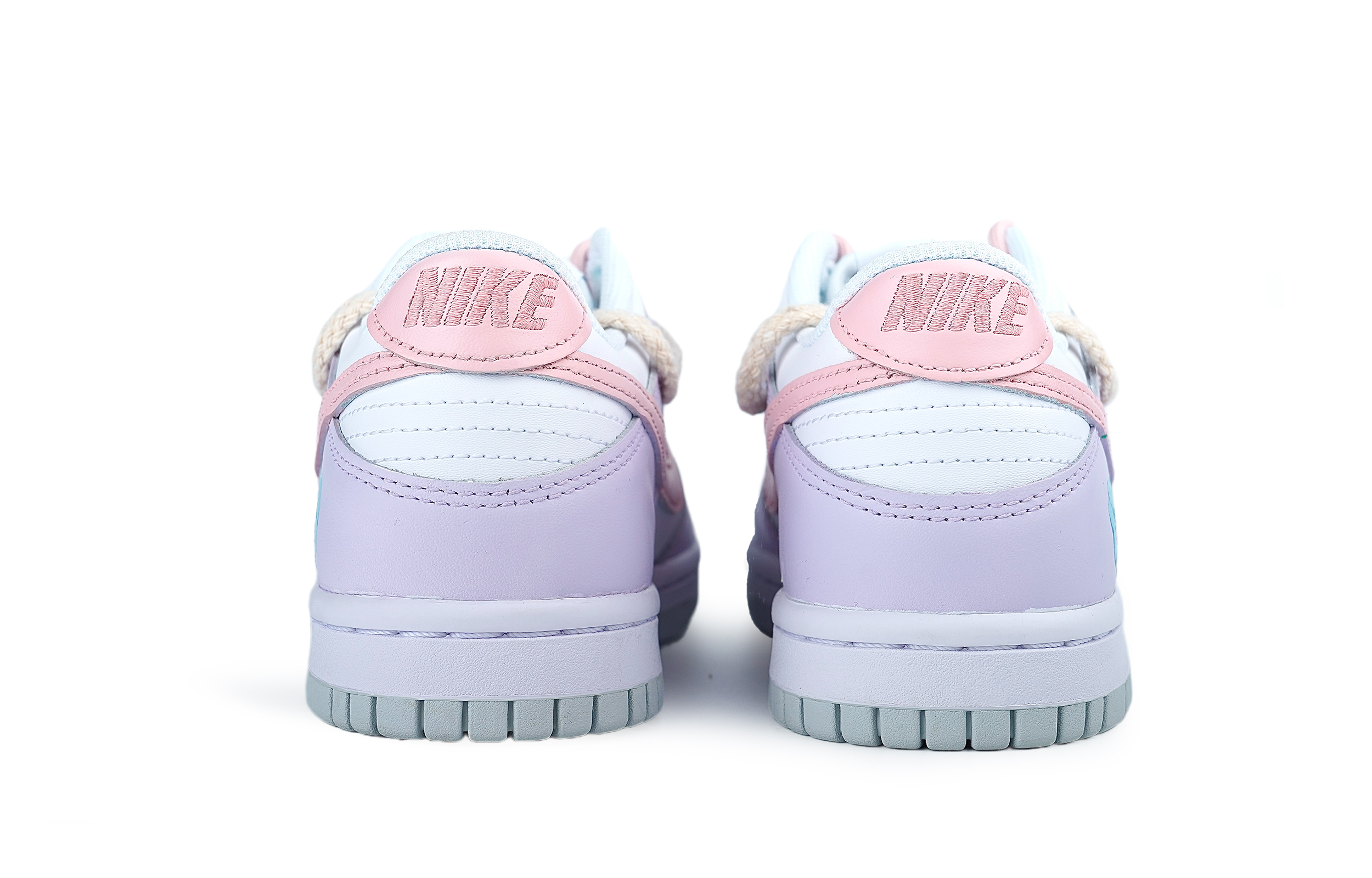 Shop (W) [Sepatu Kustom] Nike Dunk Low 'Stardust Pink Telinga Kelinci' DH9765-102(Team86-星黛露粉甜兔耳)