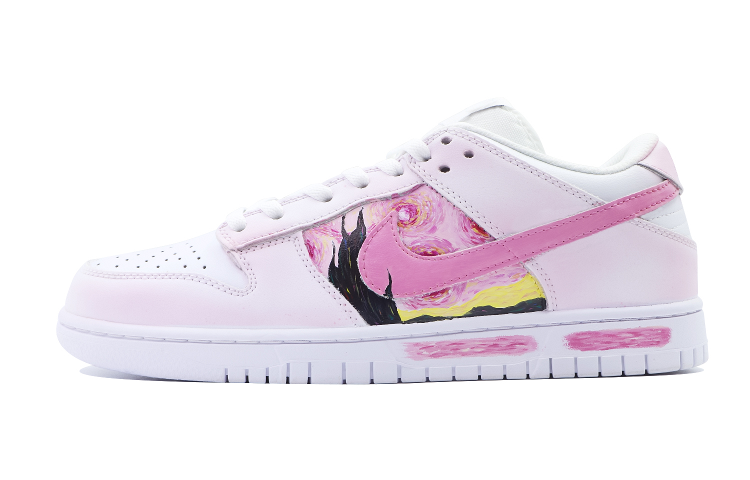 Order (W) [Kasut Khusus] Nike Dunk Low 'Lukisan Langit Starry Malam Van Gogh' DH9765-100(Team48-海底星空)