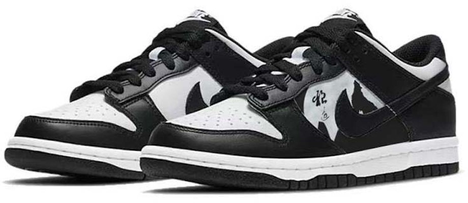 【客製球鞋】Nike Dunk Low 星空月色 狼群圖騰 狼群精神 熊貓 防滑耐磨 低筒 球鞋 女款 黑白 Lookbook 【客製球鞋】Nike Dunk Low 星空月色 狼群圖騰 狼群精神 熊貓 防滑耐磨 低筒 球鞋 女款 黑白