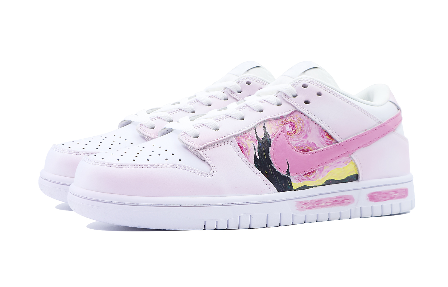 Shop (W) [Kasut Khusus] Nike Dunk Low 'Lukisan Langit Starry Malam Van Gogh' DH9765-100(Team48-海底星空)