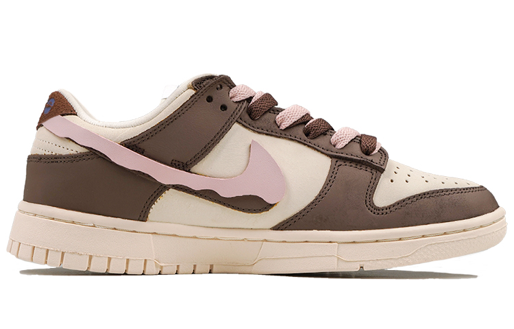 Order (W) [Custom Sepatu] Nike Dunk Low 'Donat Coklat Stroberi' DR5487-100(Team27-女款甜甜圈S-BOX)