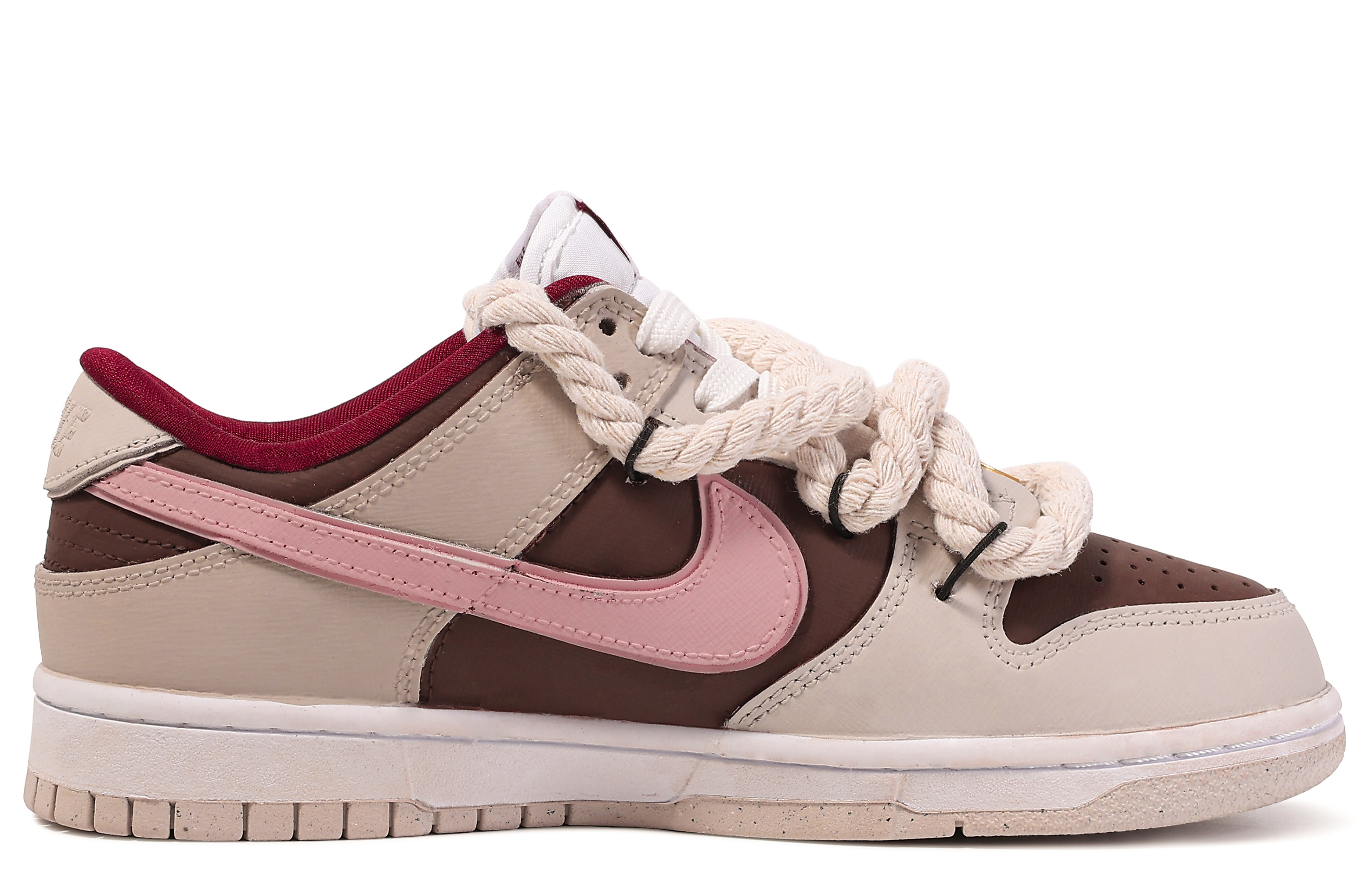 Order (W) [Zapatillas Personalizadas] Nike Dunk Low 'Galleta de Fresa' DV1160-100(TeamM-草莓曲奇)
