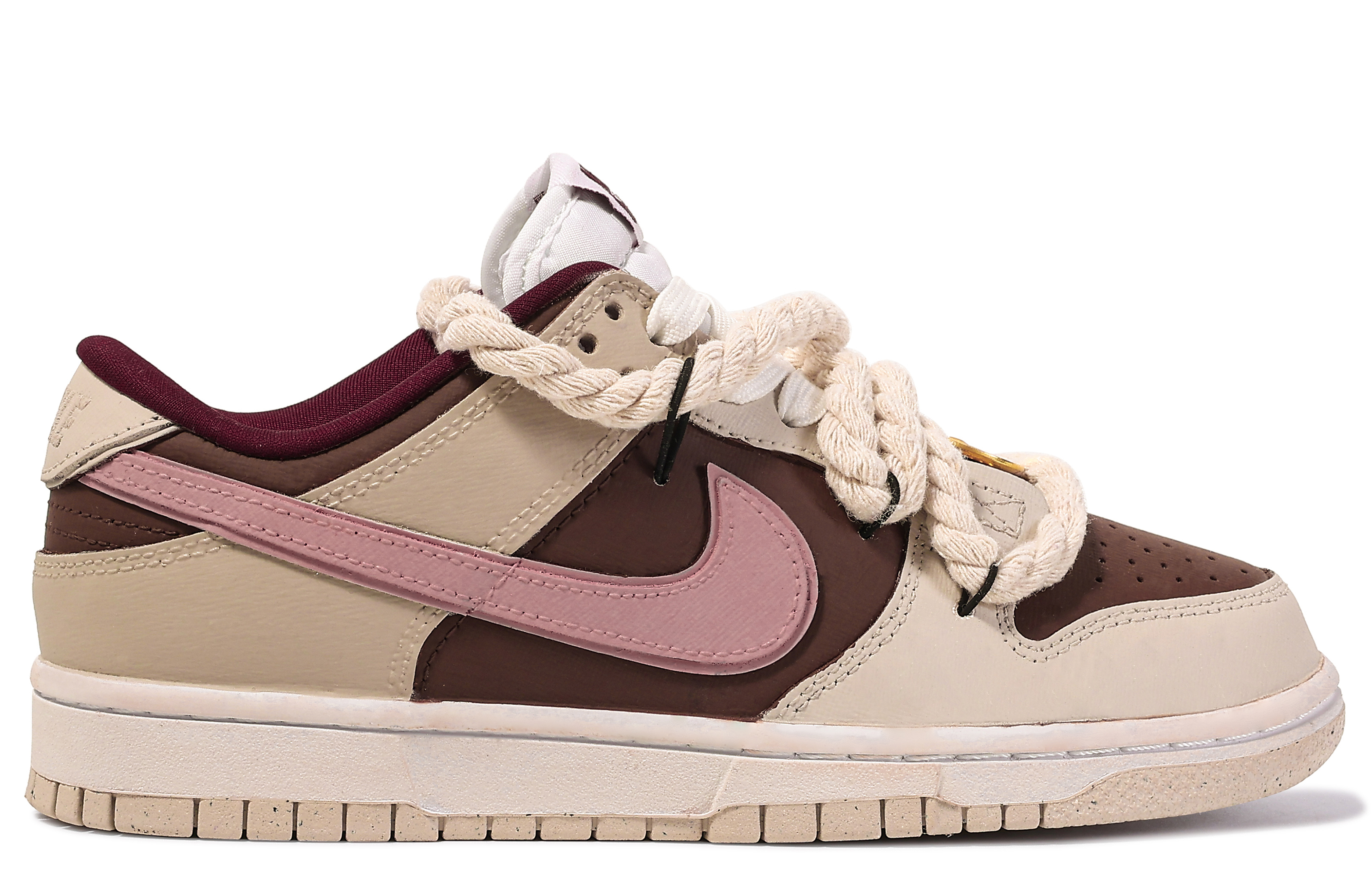 Lookbook (W) [Zapatillas Personalizadas] Nike Dunk Low 'Galleta de Fresa' DV1160-100(TeamM-草莓曲奇)
