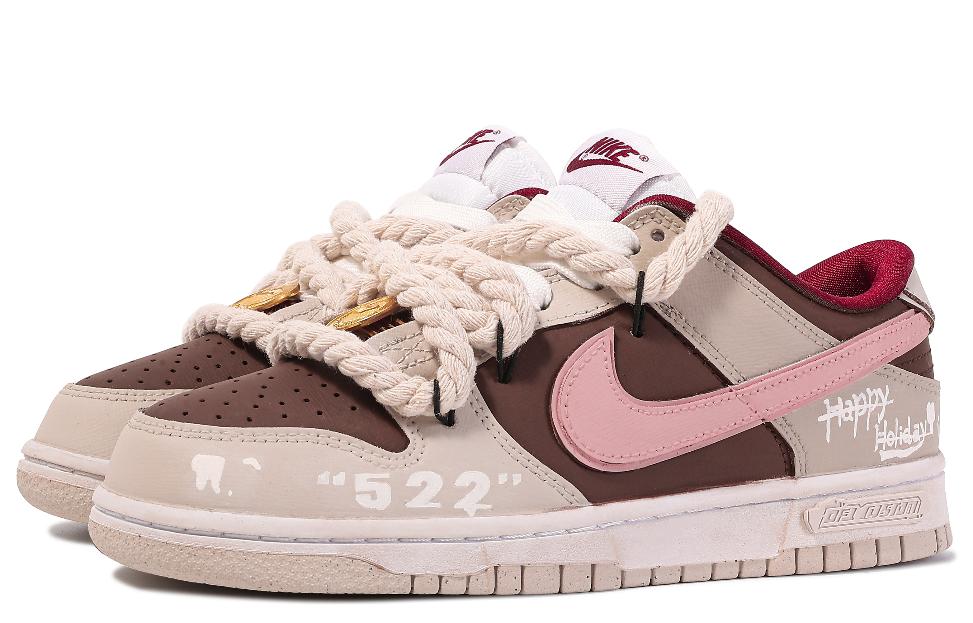 Shop (W) [定制鞋] 耐克Dunk Low '草莓曲奇' DV1160-100(TeamM-草莓曲奇-BOX)
