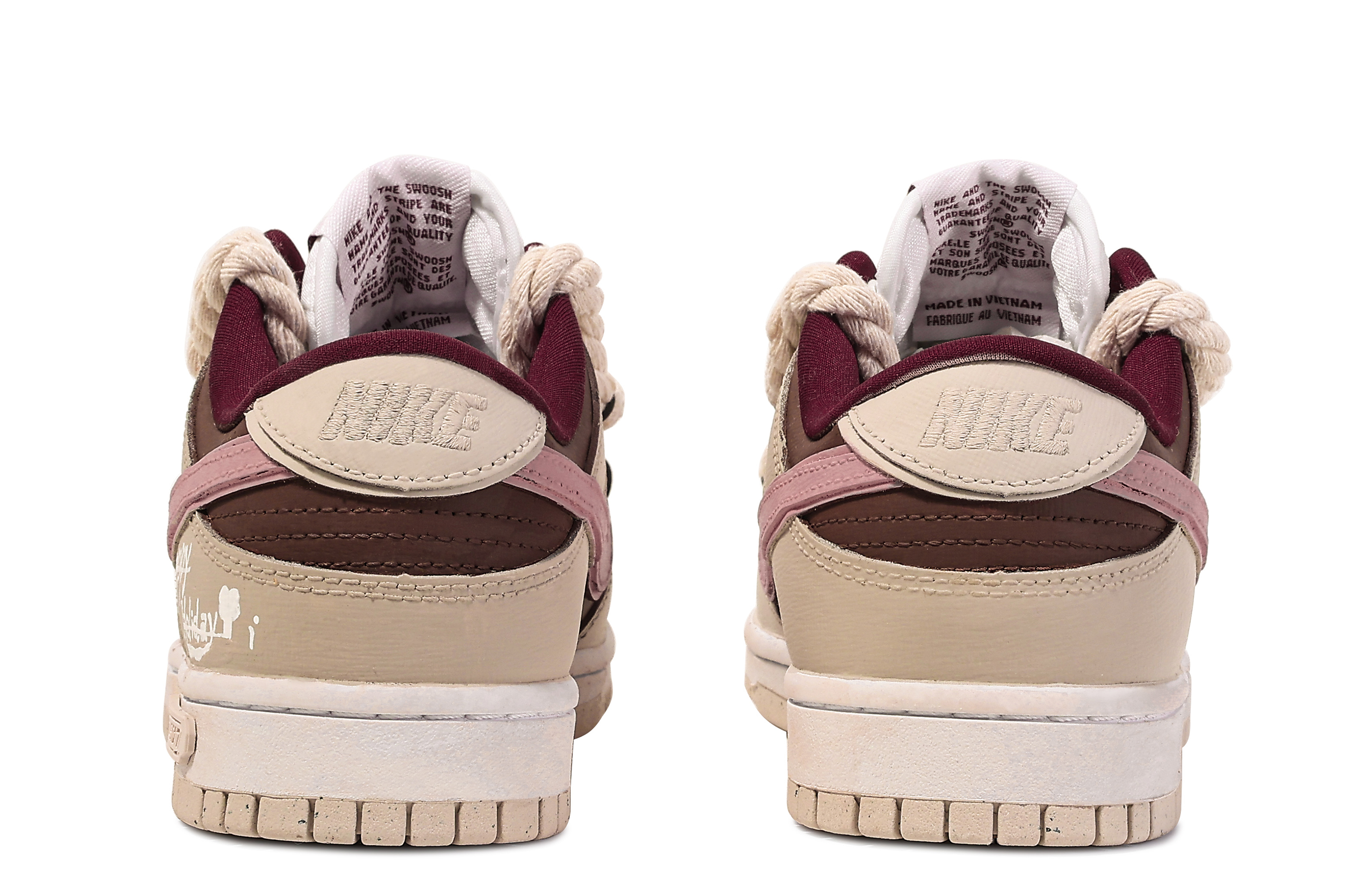 Purchase (W) [Zapatillas Personalizadas] Nike Dunk Low 'Galleta de Fresa' DV1160-100(TeamM-草莓曲奇)