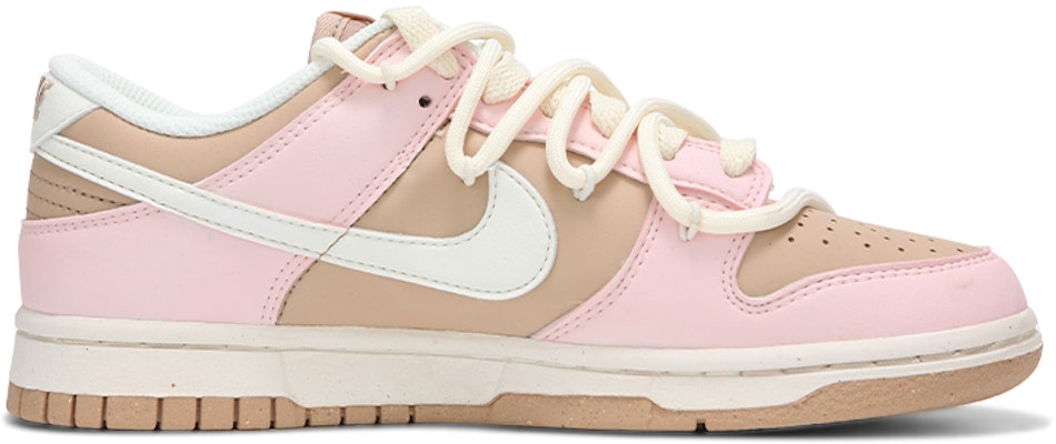 【客製球鞋】Nike Dunk Low 火心 溫柔復古風 草莓拿鐵 愛心 簡約 解構綁帶 防滑 低筒 板鞋 女款 粉棕色 Order 【客製球鞋】Nike Dunk Low 火心 溫柔復古風 草莓拿鐵 愛心 簡約 解構綁帶 防滑 低筒 板鞋 女款 粉棕色