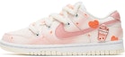 Buy 【定製球鞋】 Nike Dunk Low 野鶴製造 草莓奶昔 愛心 刺繡貼 解構雙鞋帶 禮盒 低幫 板鞋 女款 白粉