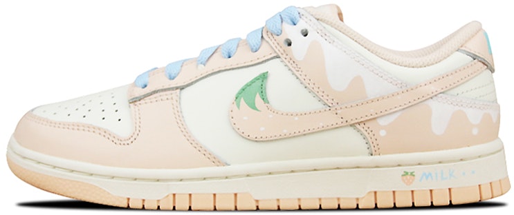 custom-shoes-women-nike-dunk-low-strawberry-milk-gradient