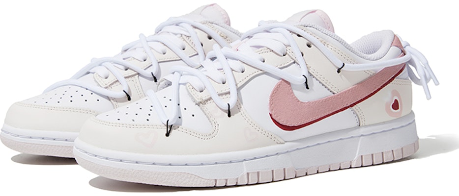 (W) 나이키 덩크 로우 '딸기 밀크쉐이크' (커스텀) FD1449-100(Team15-夹心草莓糖) Lookbook (W) 나이키 덩크 로우 '딸기 밀크쉐이크' (커스텀) FD1449-100(Team15-夹心草莓糖)