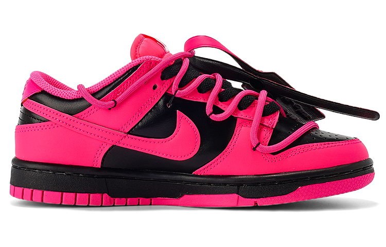 [Custom Shoes] (W) Nike Dunk Low 'Strawberry Pink Black' 圖 2