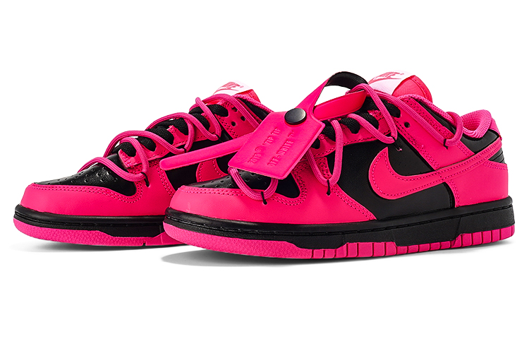 [Custom Shoes] (W) Nike Dunk Low 'Strawberry Pink Black' 圖 3