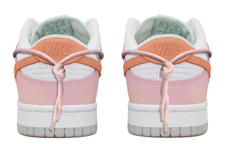 Shop (W) [定制鞋款] 耐克Dunk Low '夏日冰染-绿橙白粉' FD1232-002(Team拾玖-夏日碎冰)