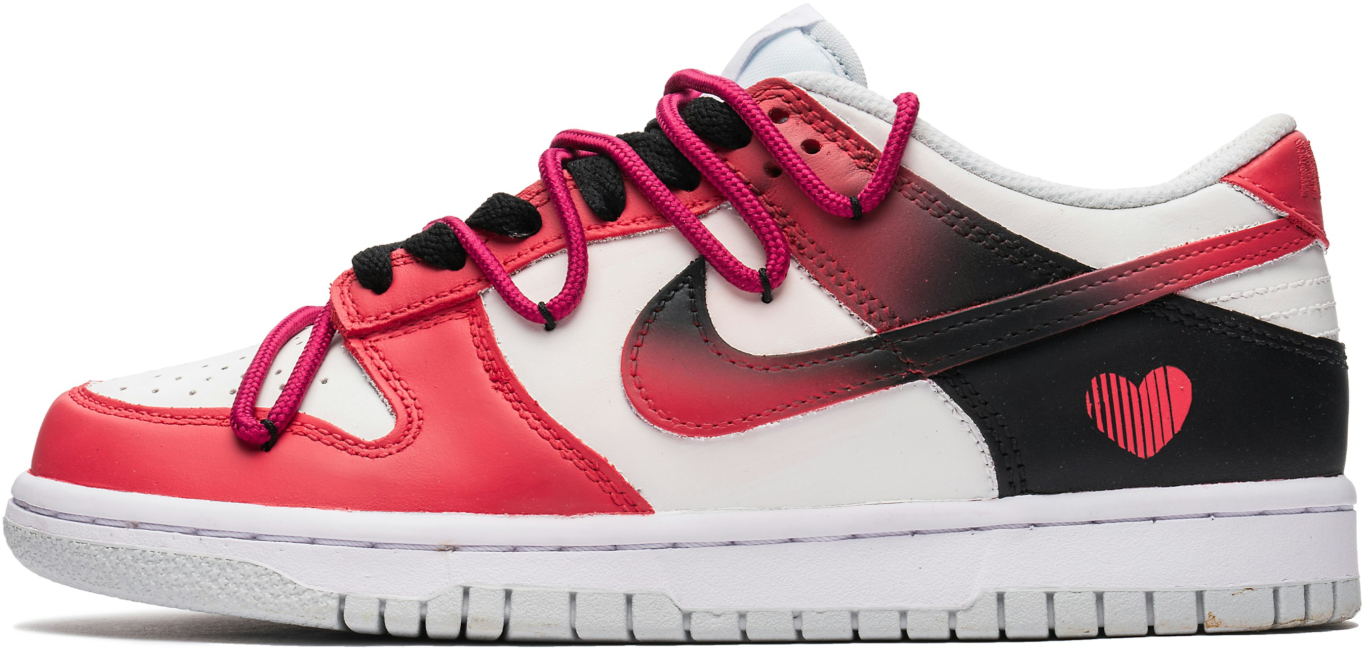 custom-shoes-women-nike-dunk-low-summer-invasion-pink-heart-gradient-deconstructed