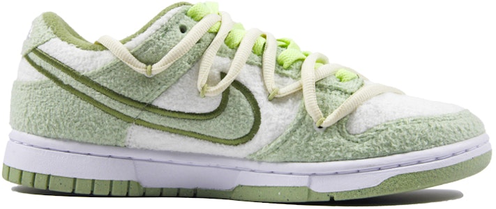 【訂製籃球鞋】Nike Dunk Low "Fleece" 夏日抹茶冰 瀉流 清新解構 低筒 板鞋 女款 白綠色 Order 【訂製籃球鞋】Nike Dunk Low "Fleece" 夏日抹茶冰 瀉流 清新解構 低筒 板鞋 女款 白綠色