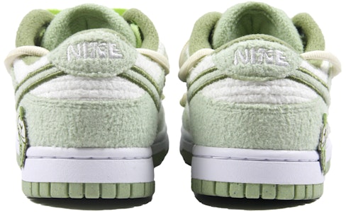 【訂製籃球鞋】Nike Dunk Low "Fleece" 夏日抹茶冰 瀉流 清新解構 低筒 板鞋 女款 白綠色 Purchase 【訂製籃球鞋】Nike Dunk Low "Fleece" 夏日抹茶冰 瀉流 清新解構 低筒 板鞋 女款 白綠色