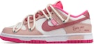 Buy 【訂製球鞋】 Nike Dunk Low 熊貓惡作劇 夏日主題 朱顏粉面 做舊 復古 低筒 板鞋 女款 粉白