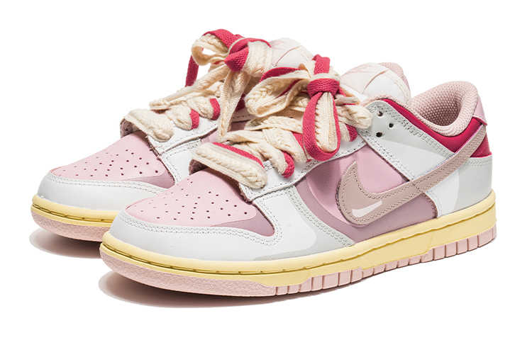 Lookbook (W) [定制鞋款] 耐克Dunk Low '夏日粉-白礼盒' DD1503-601(TeamB-漫画风粉白S-BOX)
