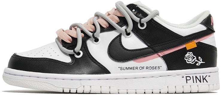 custom-shoes-women-nike-dunk-low-summer-rose