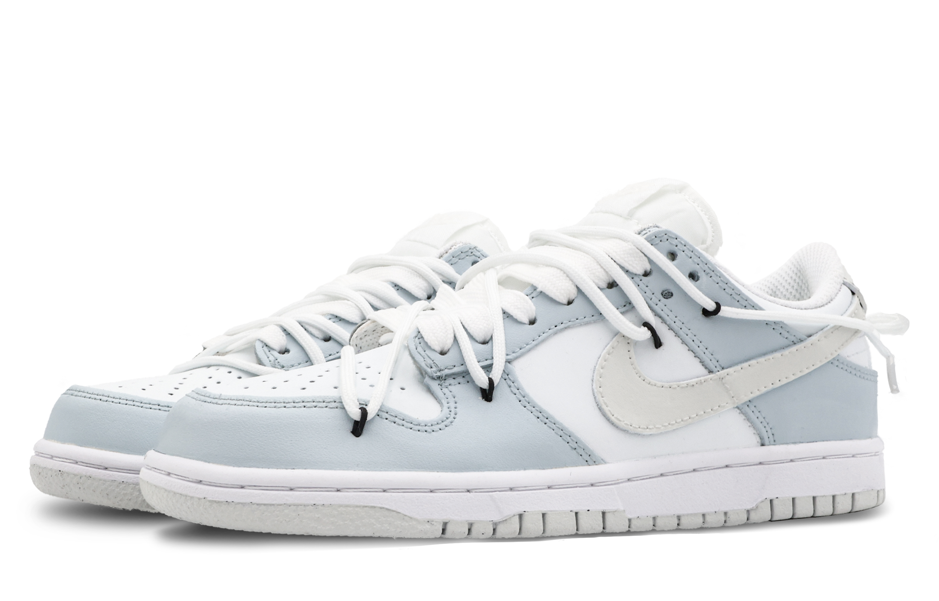 Order (W) Zapatillas Nike Dunk Low 'Gris Azul Blanco Fin de Verano' DD1503-121(Team53-女款夏日曲终S-BOX)
