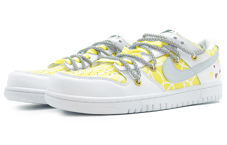 Lookbook (W) [Zapatillas Personalizadas] Nike Dunk Low 'Graffiti Dulce Verano' DD1503-109(TeamD-女款夏日甜心黄白)