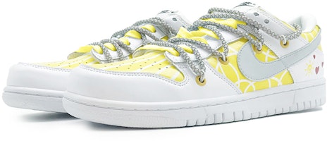 (W) 나이키 덩크 로우 '썸머 스윗하트 그라피티' (커스텀) DD1503-109(TeamD-女款夏日甜心黄白) Lookbook (W) 나이키 덩크 로우 '썸머 스윗하트 그라피티' (커스텀) DD1503-109(TeamD-女款夏日甜心黄白)