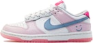 Buy (W) 나이키 덩크 로우 '화이트 핑크폼' (커스텀) FN3451-161(Team48-微笑女孩)
