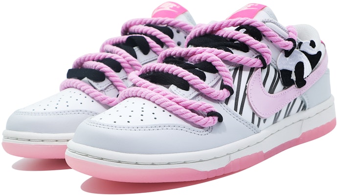 (W) 나이키 덩크 로우 '핑크 폼 팬더' (커스텀) FN3451-161(Team48-情人熊猫) Lookbook (W) 나이키 덩크 로우 '핑크 폼 팬더' (커스텀) FN3451-161(Team48-情人熊猫)