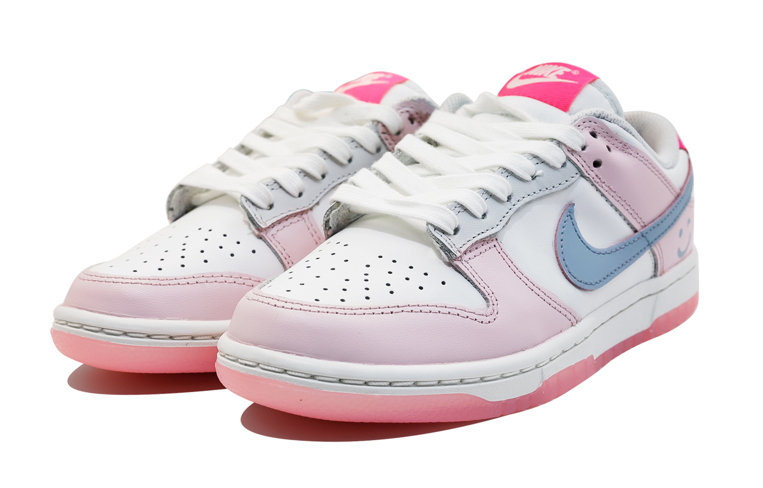 Lookbook (W) 나이키 덩크 로우 '화이트 핑크폼' (커스텀) FN3451-161(Team48-微笑女孩)