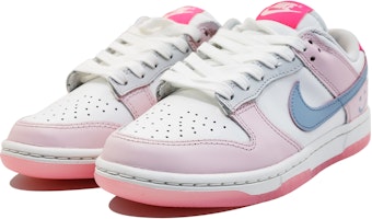 【定制球鞋】 Nike Dunk Low 520 "Summit White& Pink Foam" 微笑女孩 低筒 板鞋 女款 粉白 Lookbook 【定制球鞋】 Nike Dunk Low 520 "Summit White& Pink Foam" 微笑女孩 低筒 板鞋 女款 粉白