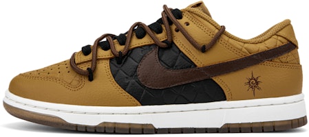 【客製球鞋】Nike Dunk Low 手繪 改色 太陽圖騰 美拉德色系 解構雙鞋帶 復古 百搭 防滑 低筒 板鞋 女款 黑棕 Buy 【客製球鞋】Nike Dunk Low 手繪 改色 太陽圖騰 美拉德色系 解構雙鞋帶 復古 百搭 防滑 低筒 板鞋 女款 黑棕