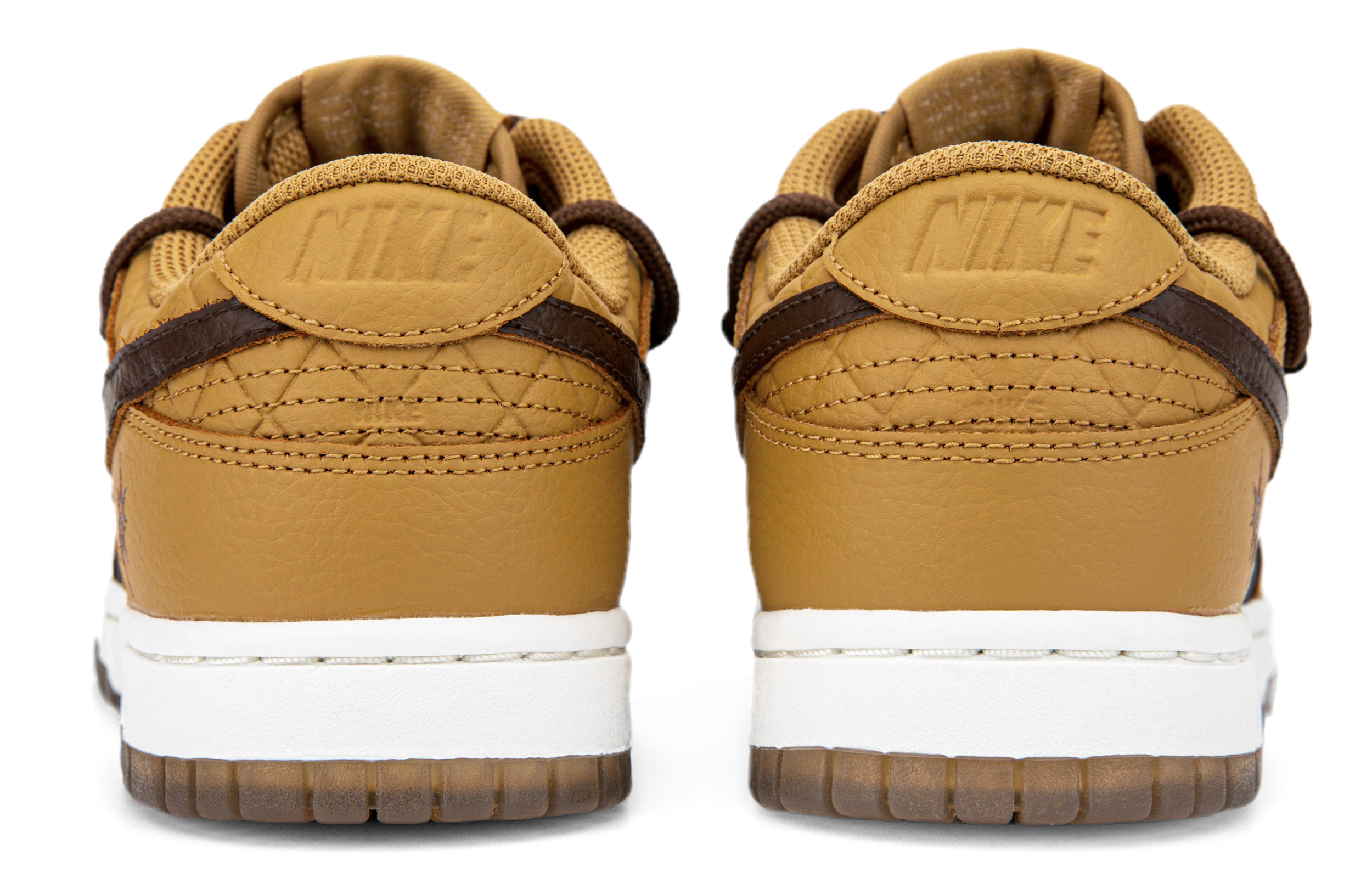 Shop 【客製球鞋】Nike Dunk Low 手繪 改色 太陽圖騰 美拉德色系 解構雙鞋帶 復古 百搭 防滑 低筒 板鞋 女款 黑棕