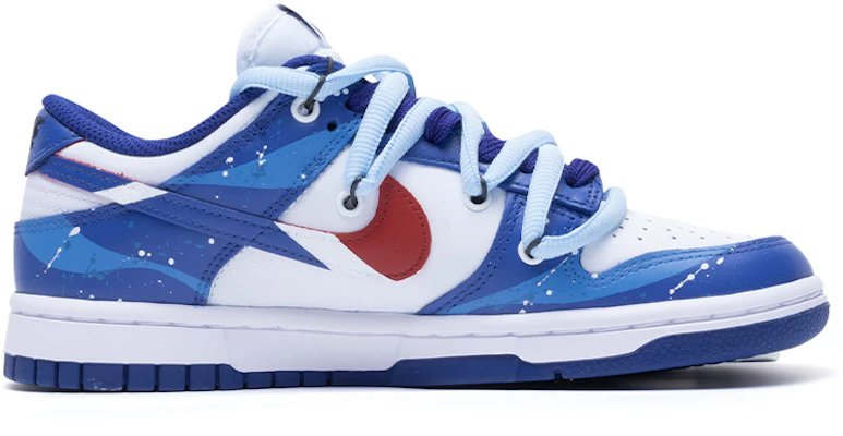 (W) 나이키 덩크 로우 '선라이즈 웨이브 스플래시' (커스텀) DD1503-119(TeamR-女款旭日海浪蓝白红) Order (W) 나이키 덩크 로우 '선라이즈 웨이브 스플래시' (커스텀) DD1503-119(TeamR-女款旭日海浪蓝白红)